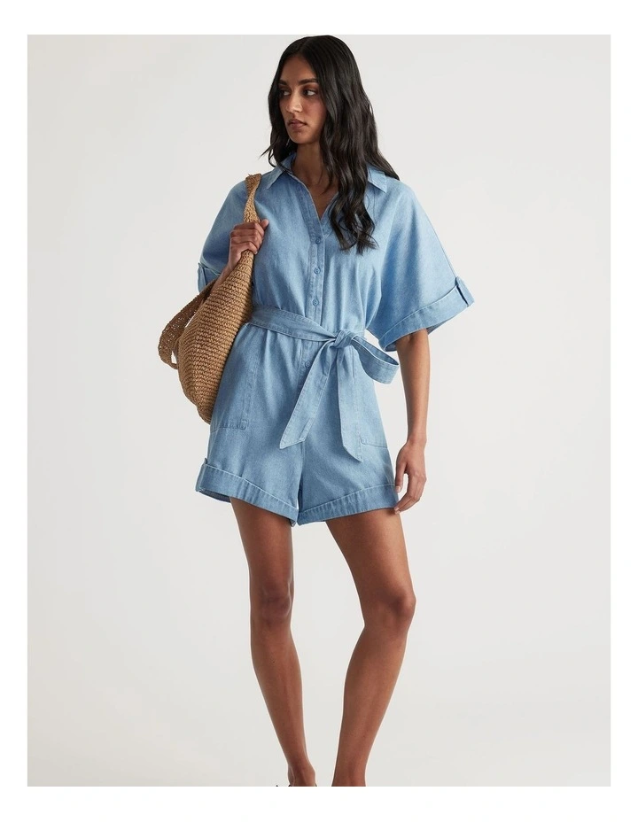 Genie Denim Playsuit image 1