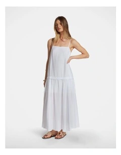 Mia Strappy Maxi Dress in White