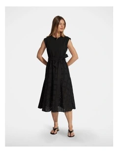 Eden Broderie Midi Dress