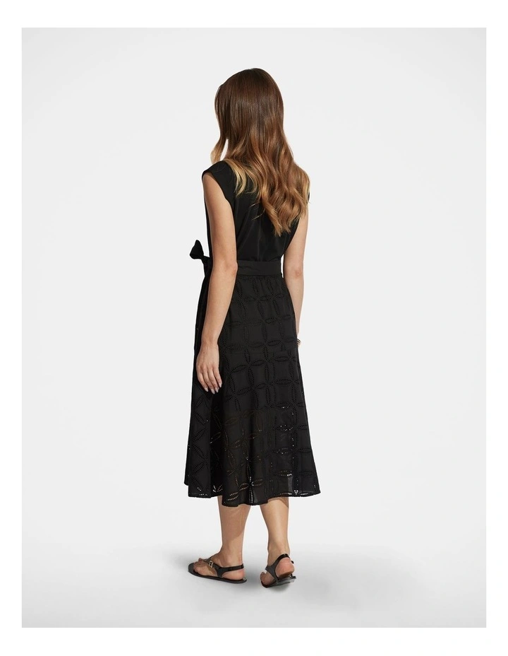 Eden Broderie Midi Dress image 2