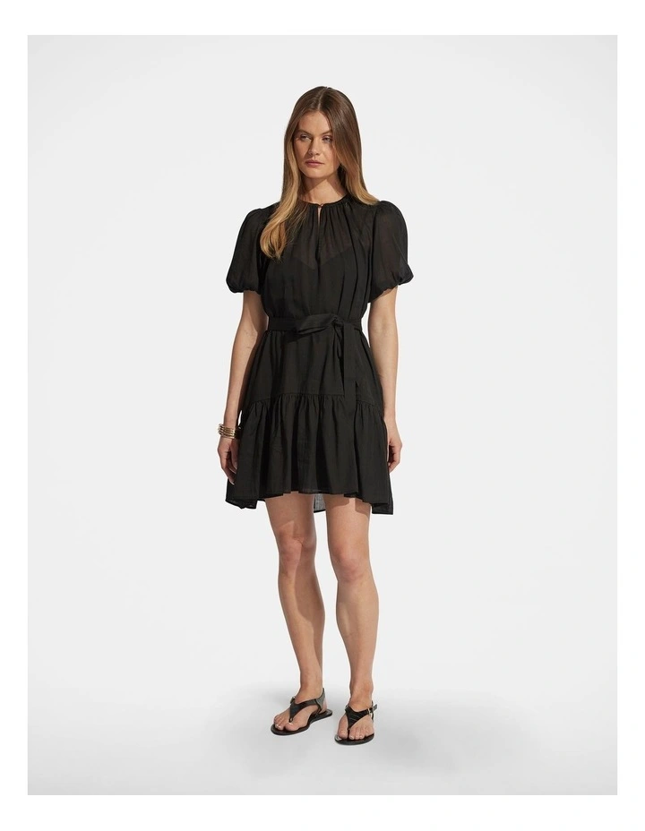 Dalia Mini Dress in Black image 1