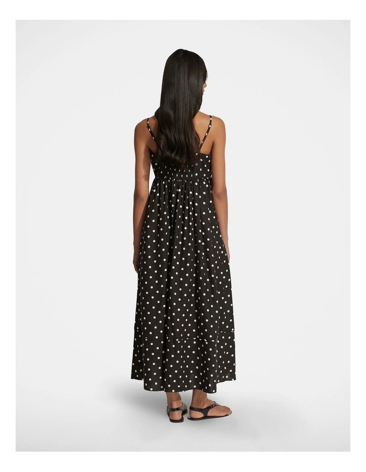 Allie Linen Blend Maxi Dress in Multi image 2