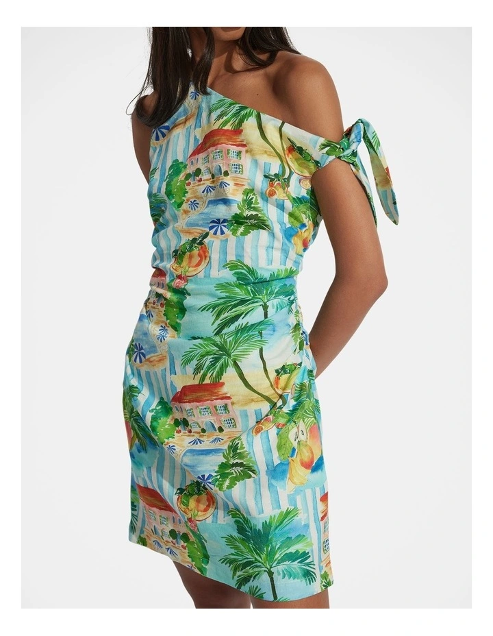 Serafina Mini Dress in Multi image 3