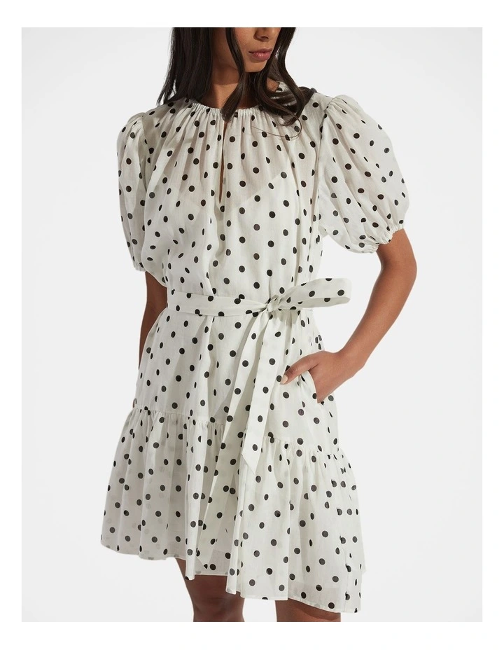 Dalia Mini Dress in Multi image 3