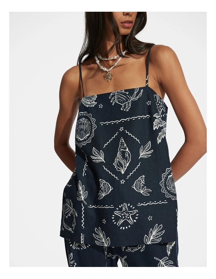 Alyssa Linen Blend Cami image 3