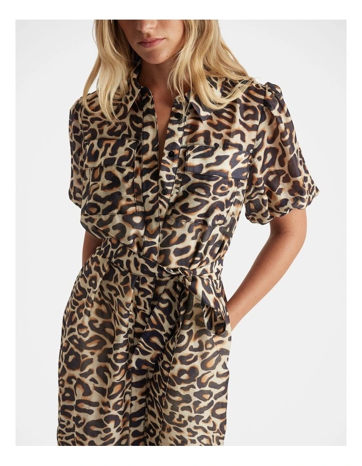 Maeve Midi Shirt Dress in Multi image 3