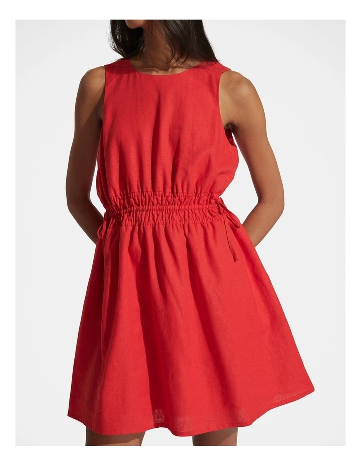 Cali Shirred Waist Mini Dress image 3