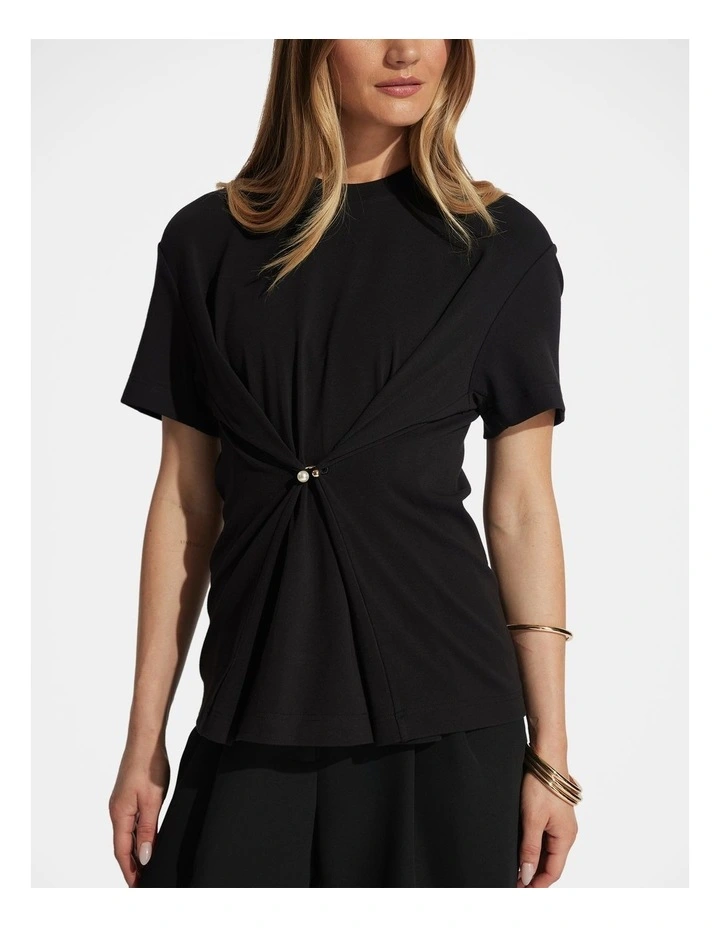 Emma Metal Detail Tee image 3