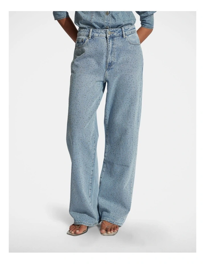 Isabel Rhinestone Straight Leg image 3