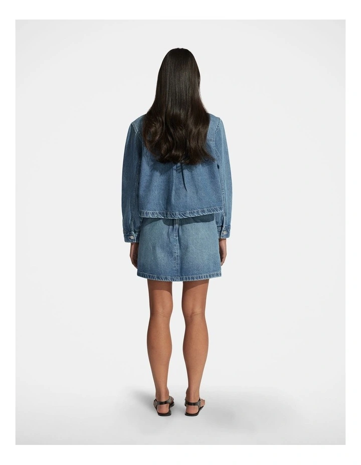 Whitney Denim Jacket in Blue image 2