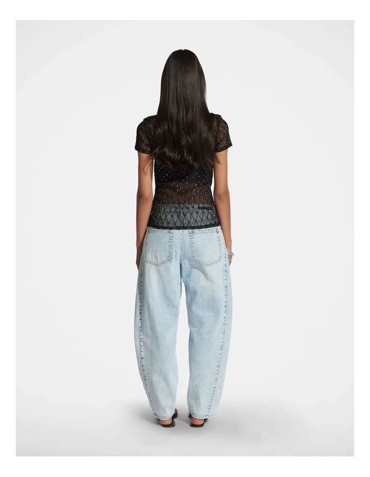 Zoe Lace Rhinestone Tee image 2