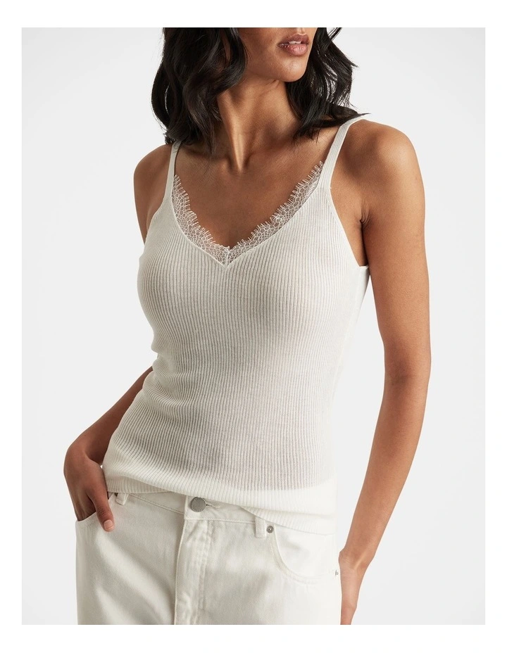 Gracie Lace Knit Tank image 3