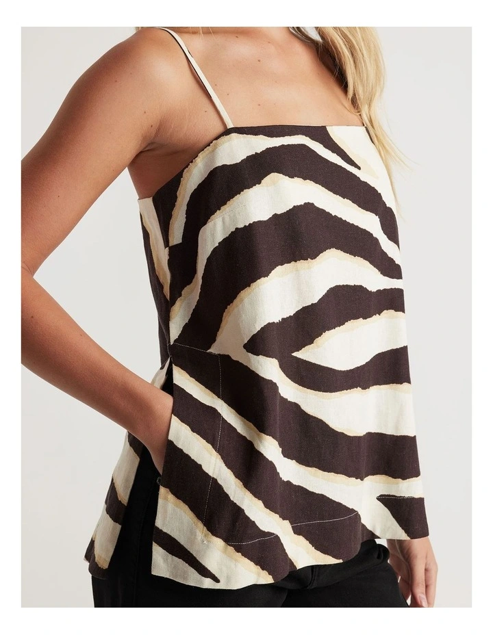 Alyssa Linen Blend Cami image 3