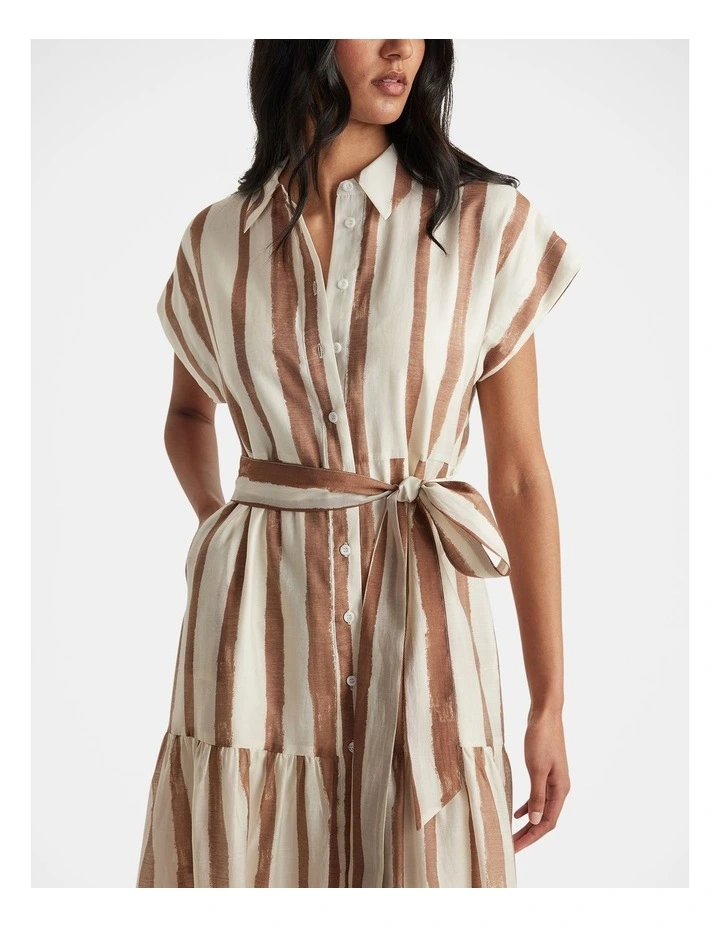 Tamara Tiered Maxi Shirt Dress image 3