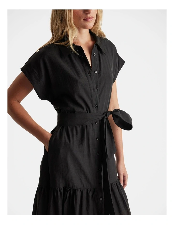 Tamara Tiered Maxi Shirt Dress image 3