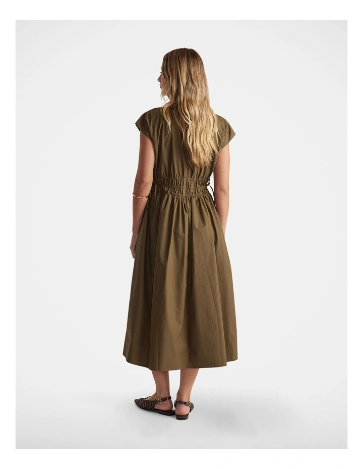 Zoe Shirred Waist Midi Dress image 2