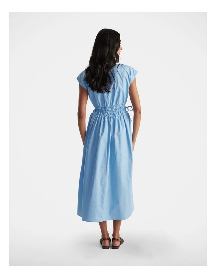 Zoe Shirred Waist Midi Dress image 2
