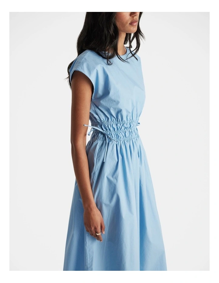 Zoe Shirred Waist Midi Dress image 3