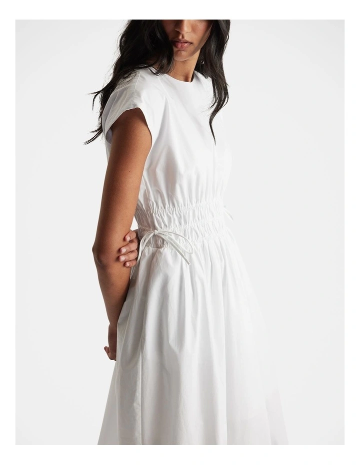 Zoe Shirred Waist Midi Dress image 3