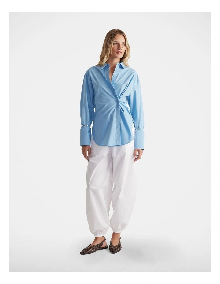 Ivy Button Shirt in Blue image 1