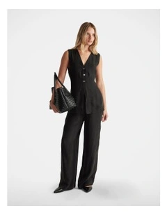 Carson Cupro Top in Black