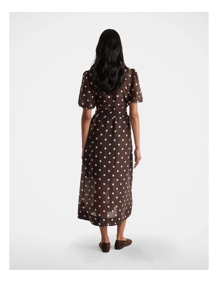 Becca Puff Sleeve Midi Dress image 2