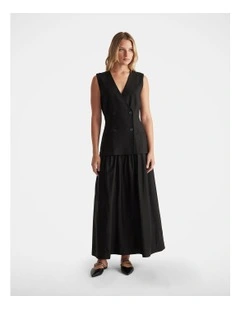 Elaine Maxi Vest Dress
