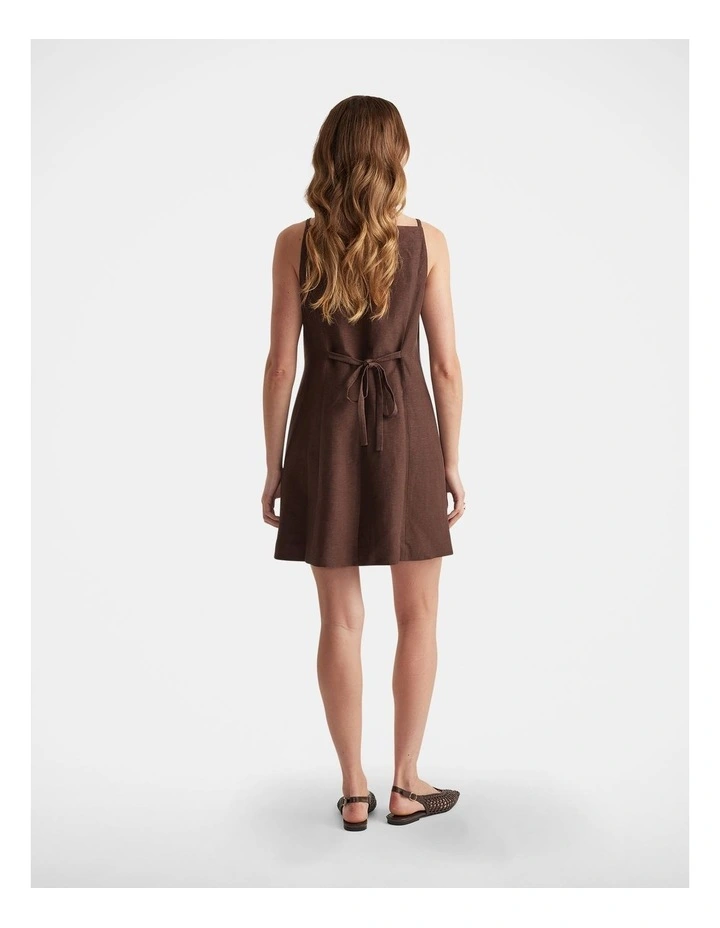 Benne Button Front Vest Dress image 2