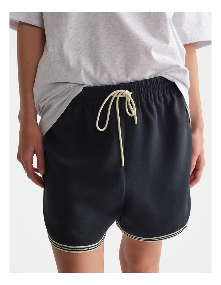 Racer Stripe Short in Blue image 3