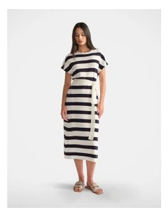 Knit Midi Dress in Multi