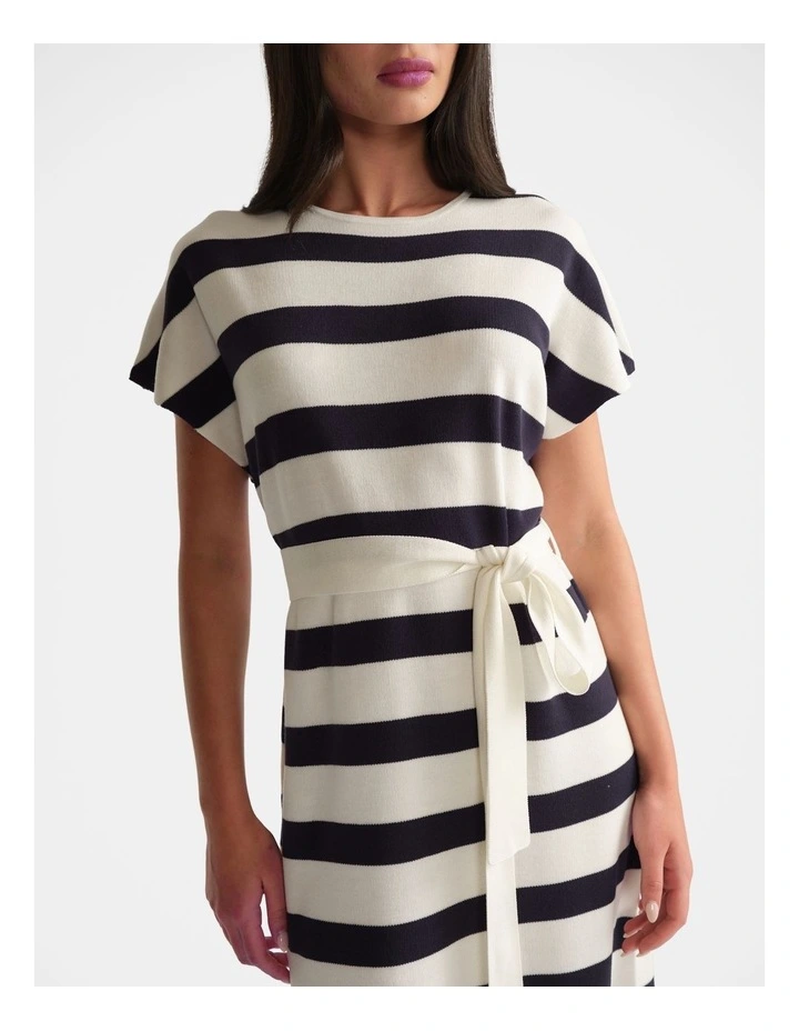 Knit Midi Dress in Multi image 3