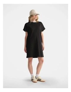 Short Tee Dress in Black