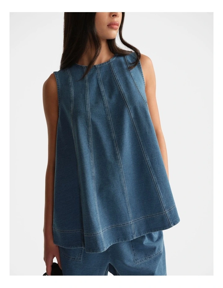 Swing Top in Blue image 3