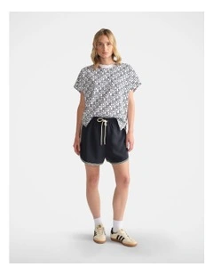 Monogram Tee in White