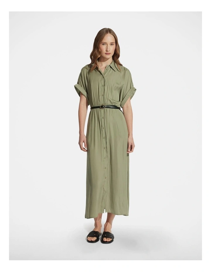Sasha Midi Shirt Dress image 1