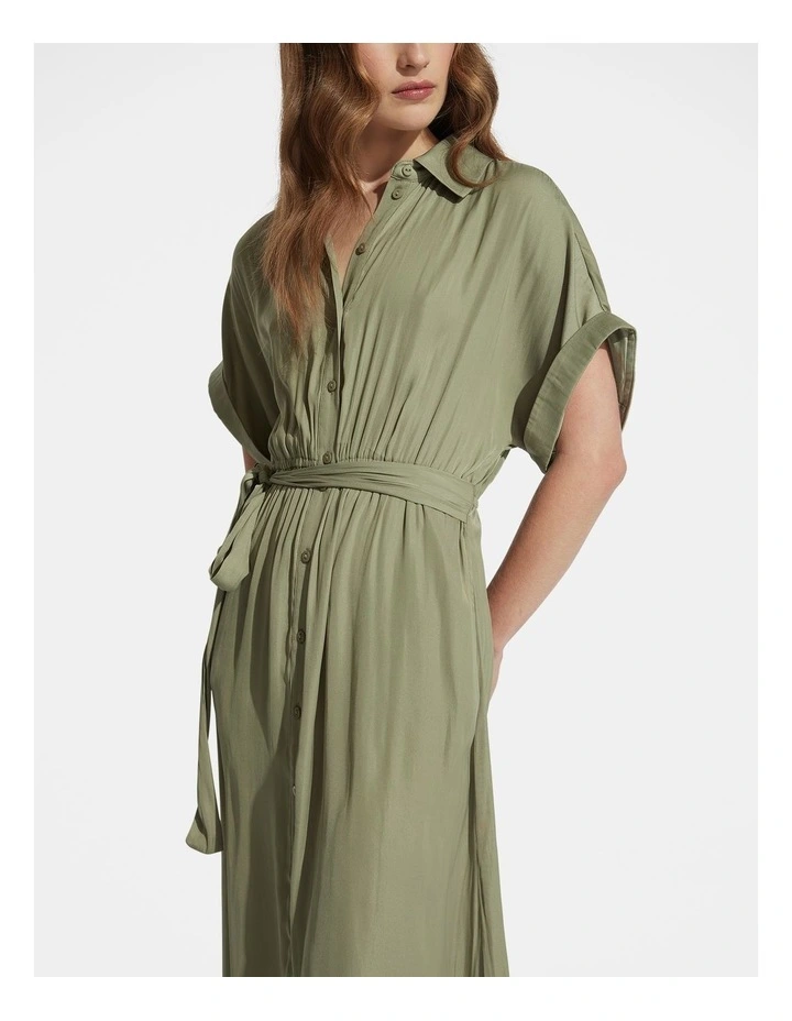 Sasha Midi Shirt Dress image 3