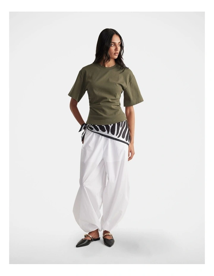 Amelia Pleated Waist Tee image 1
