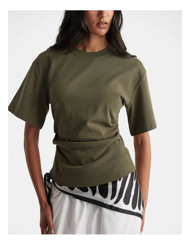 Amelia Pleated Waist Tee image 3