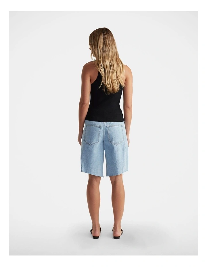 Josie Denim Jort in Blue image 2