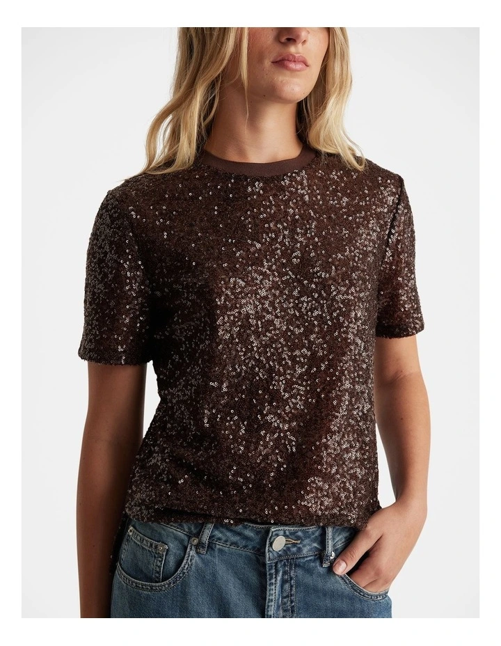 Amanda Sequin Tee image 3