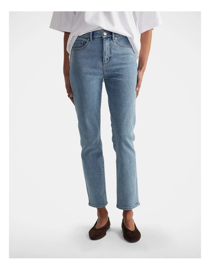 Becky Hemmed Straight Leg Jean image 3