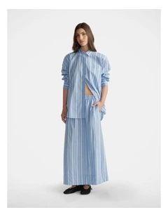 D-Luxe Poplin Stripe Shirt