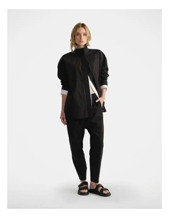 Drop Crotch Pant in Black