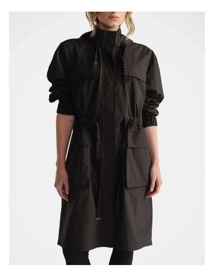 Rain Jacket in Black image 3