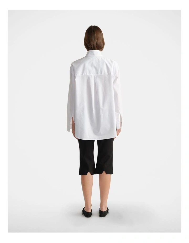 Button Up Shirt in White image 2