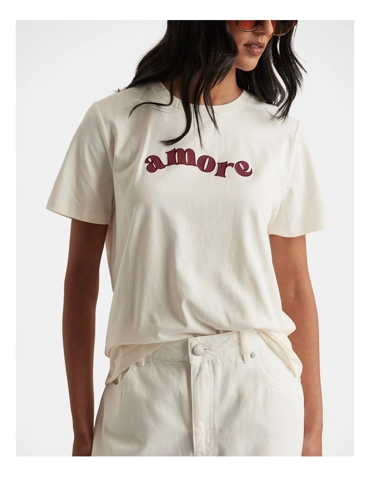 Amour Text Tee image 3