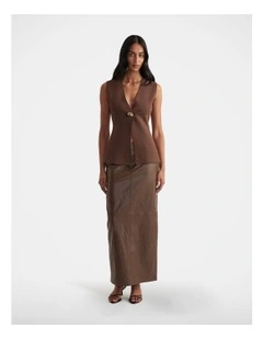 Maddie Longline Knit Vest