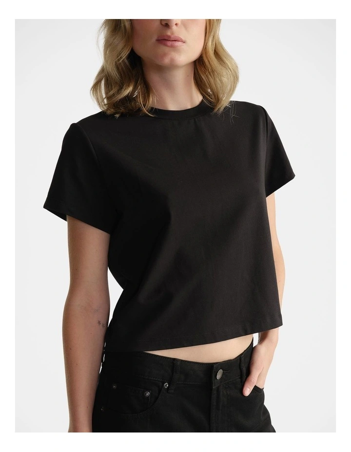 Dillon Mini Tee in Black image 3