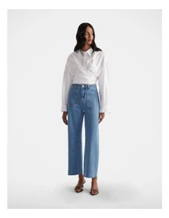 Darcy Cropped Wide Leg Jean