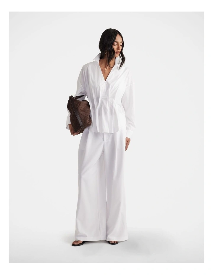 Pia Pleated Oversized Shirt image 1